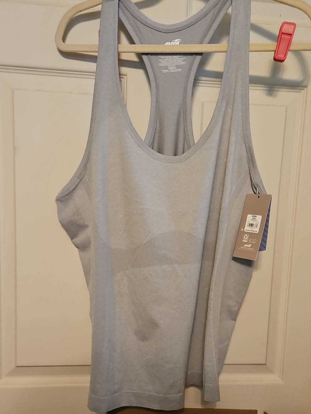 Avia Light Gray Racerback Tank